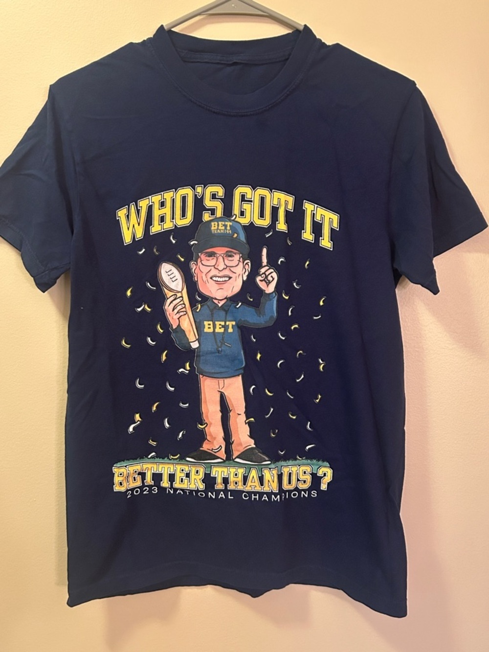 Michigan Wolverines ‘Who’s Got It Better Than Us’ Graphic T-Shirt Men’s Small